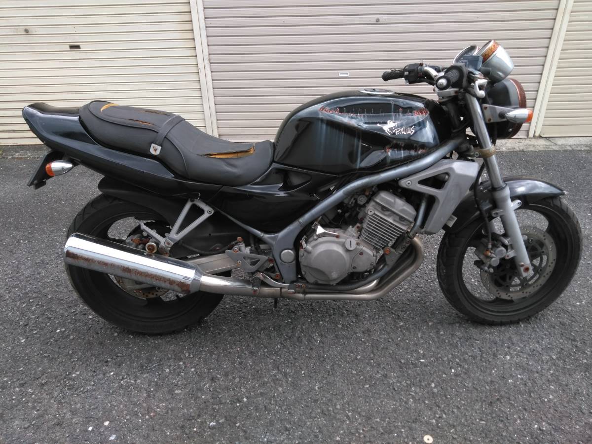 □東大阪～不動クランキング確認 Kawasakiバリオス250（ZR250A）部品