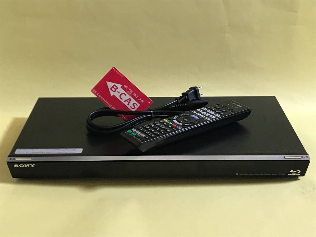 動作良好★SONY 1TB BDZ-EW1000 ソニー 【1TB/2番組】BDZ-EW1000 BD/DVDレコーダー≪動作品≫H-8853 ソニー