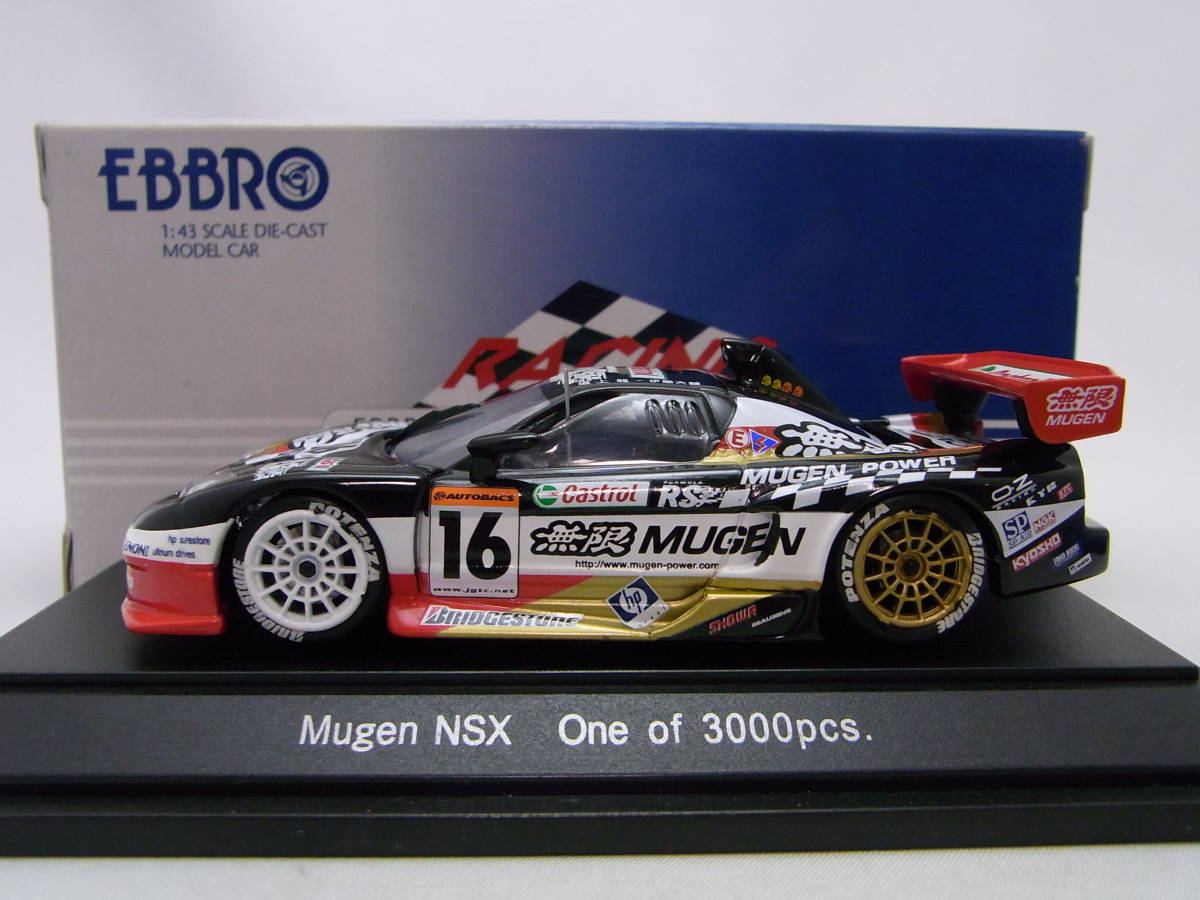 ☆1円～売切!激レア!☆MUGEN NSX With AIR SCOOP #16 JGTC 2002 1/43