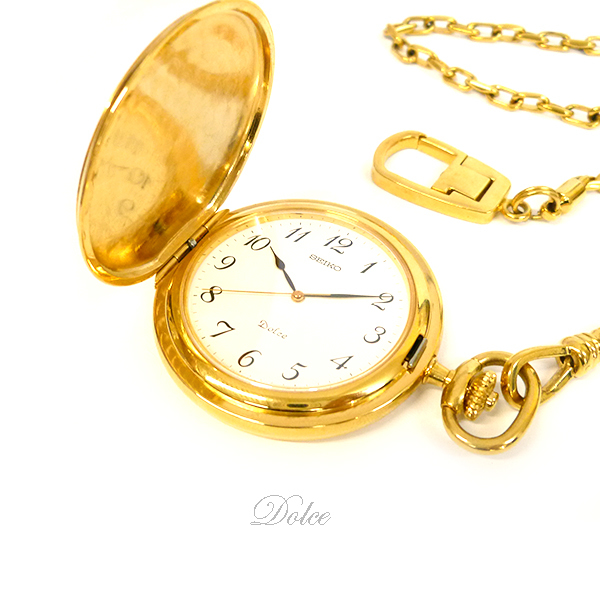 セイコー 懐中時計 8N41-0010 Dolce Seiko Vintage SEIKO Quartz 