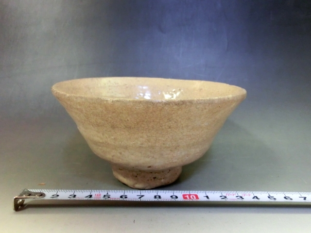 茶碗□李朝 白釉 古井戸茶碗 お茶道具 ぐい呑み 古玩 唐物 中国 古美術