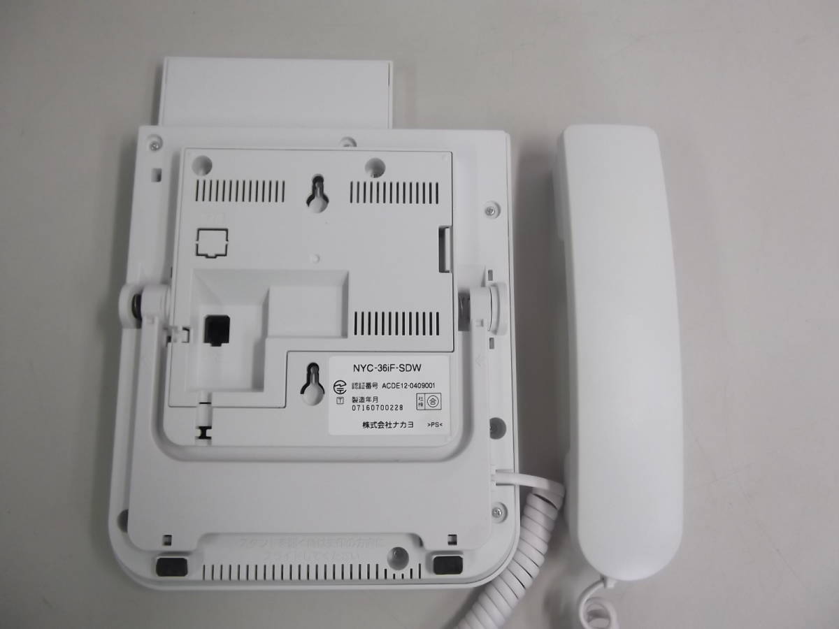 ナカヨ NYC-36iF-SDW iF 綺麗16年製ナカヨ 36ボタン電話機 領収書可1 