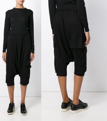 国内正規15SS Y-3ワイスリーYohji Yamamotoヨウジヤマモト×adidasアディダス サルエル カーゴ パンツ AC1118 ブラック黒619I