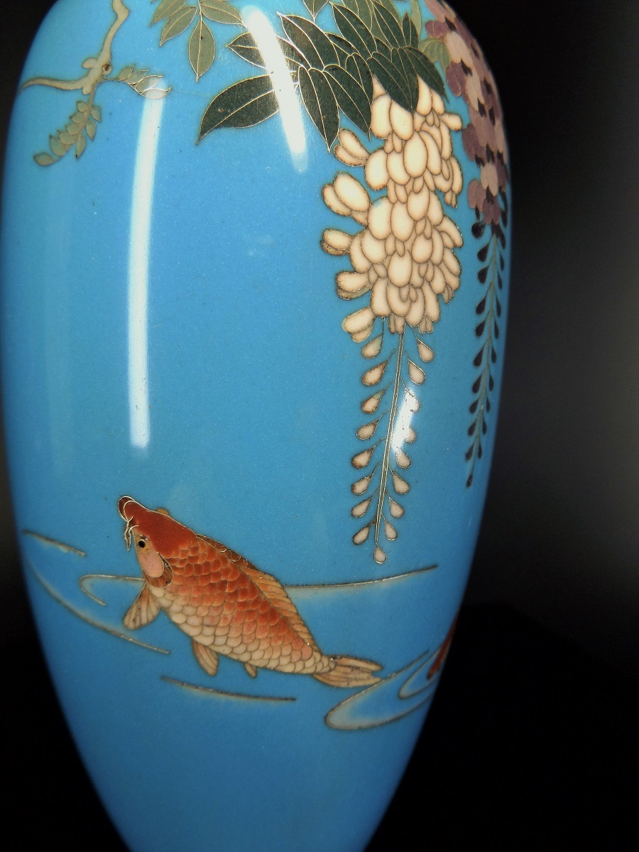 Yahoo!オークション | ☆栗☆ 花瓶 特殊な無線七宝の絵画性の高い作品