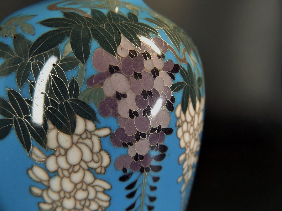 Yahoo!オークション | ☆栗☆ 花瓶 特殊な無線七宝の絵画性の高い作品