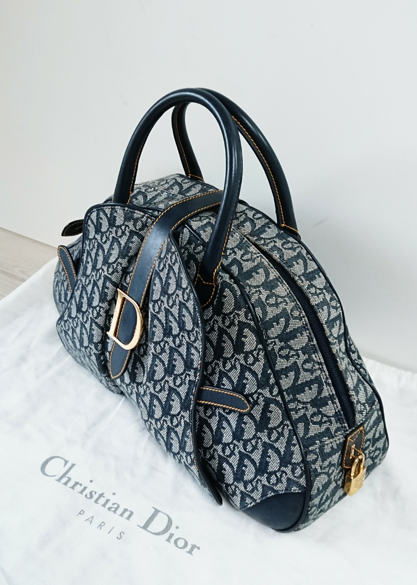 ディオール ダブル サドルバッグ Christian Dior トロッター