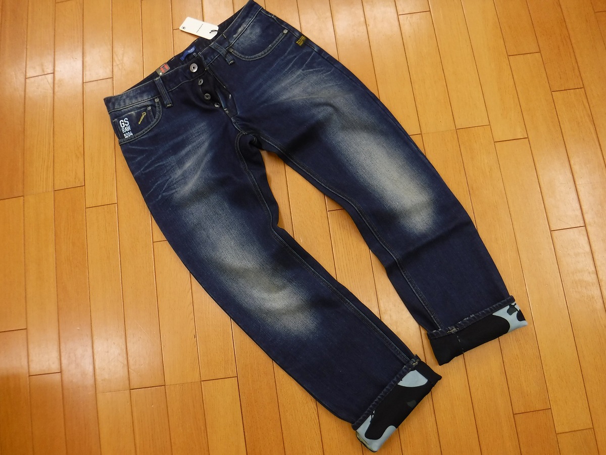 CC317 G-STAR RAW ジースターロウ 正規新品 日本限定 ビンテージ加工 
