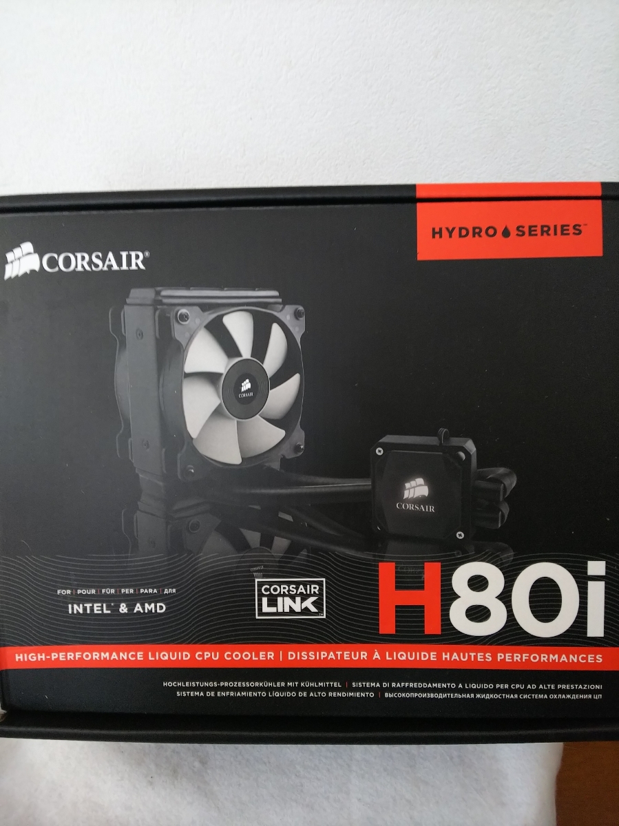 GS042 １円スタート！CPUクーラー Corsair H80i