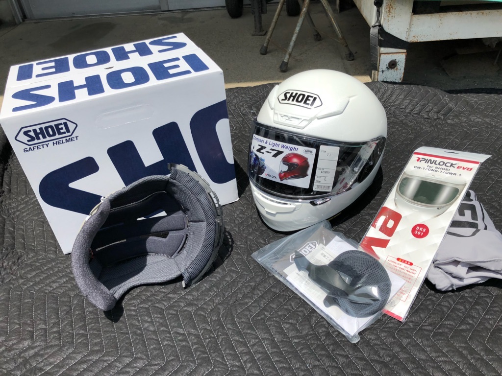 SHOEI Z-7 フルフェイス ☆SHOEI Z-7 ルミナスホワイト サイズL