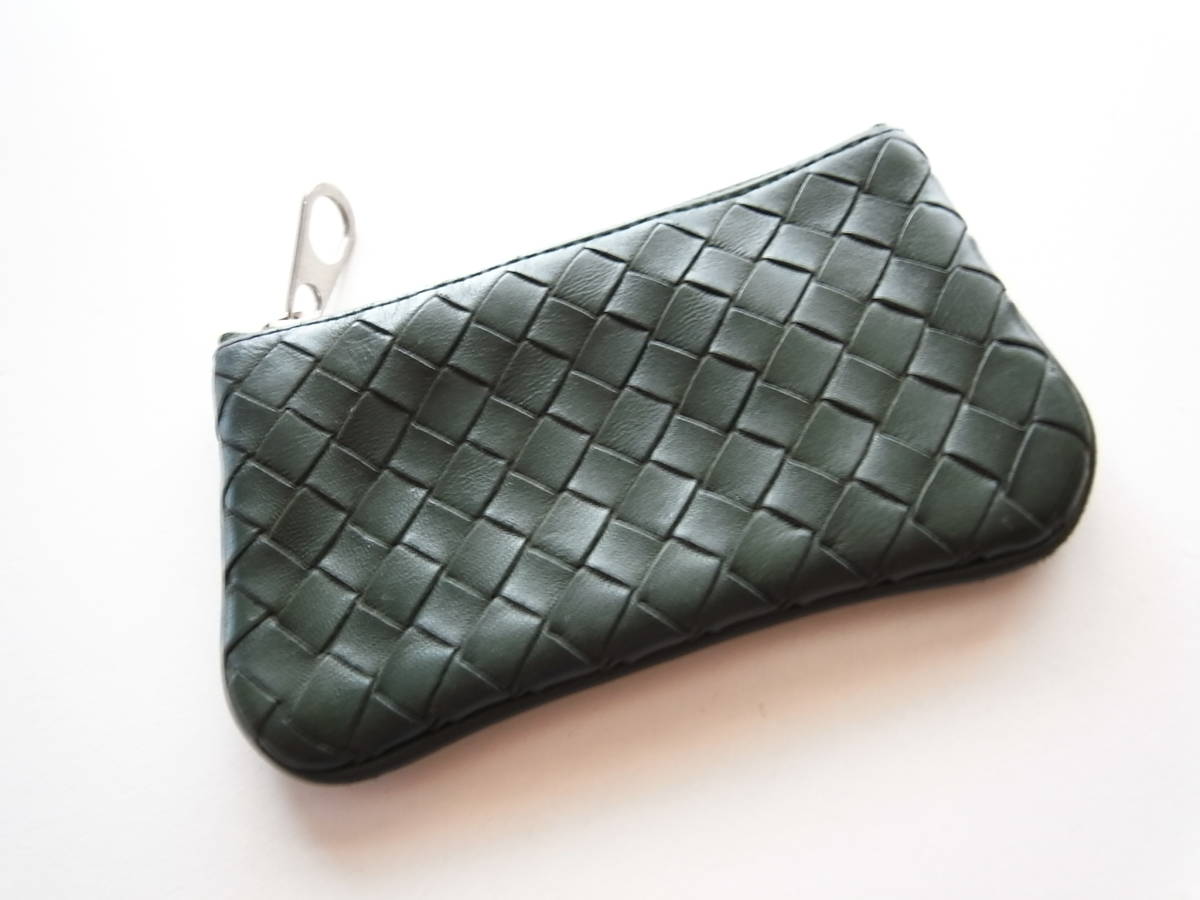 イントレチャート ボッテガヴェネタ レザー BOTTEGA VENETA ブラック 