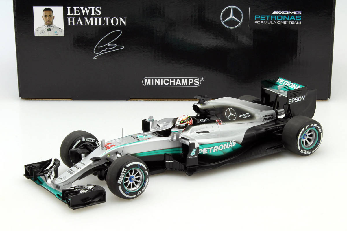 Minichamps 1/18 Mercedes F1 W07 Hybrid #44 Lewis Hamilton
