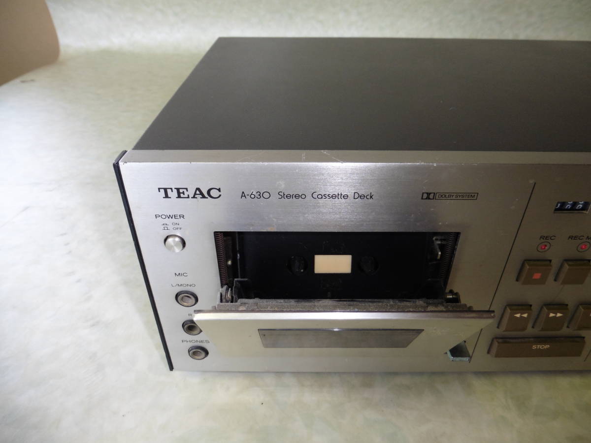 TEAC カセットデッキ ステレオカセットデッキ ティアック A-630 - 1円