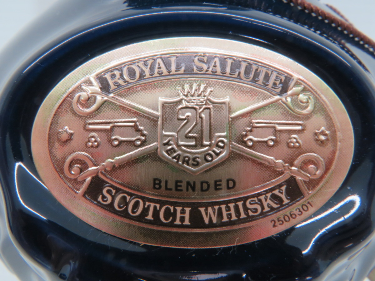 3本 シーバスブラザーズ CHIVAS BROTHERS 12年 古酒♪CHIVAS BROTHERS / シーバスブラザー　ロイヤルサルート　21年　陶器　青　スコッチ　袋付　700ml　40%　未開栓　ウイスキー♪ ブレンデッド 旧ボトル