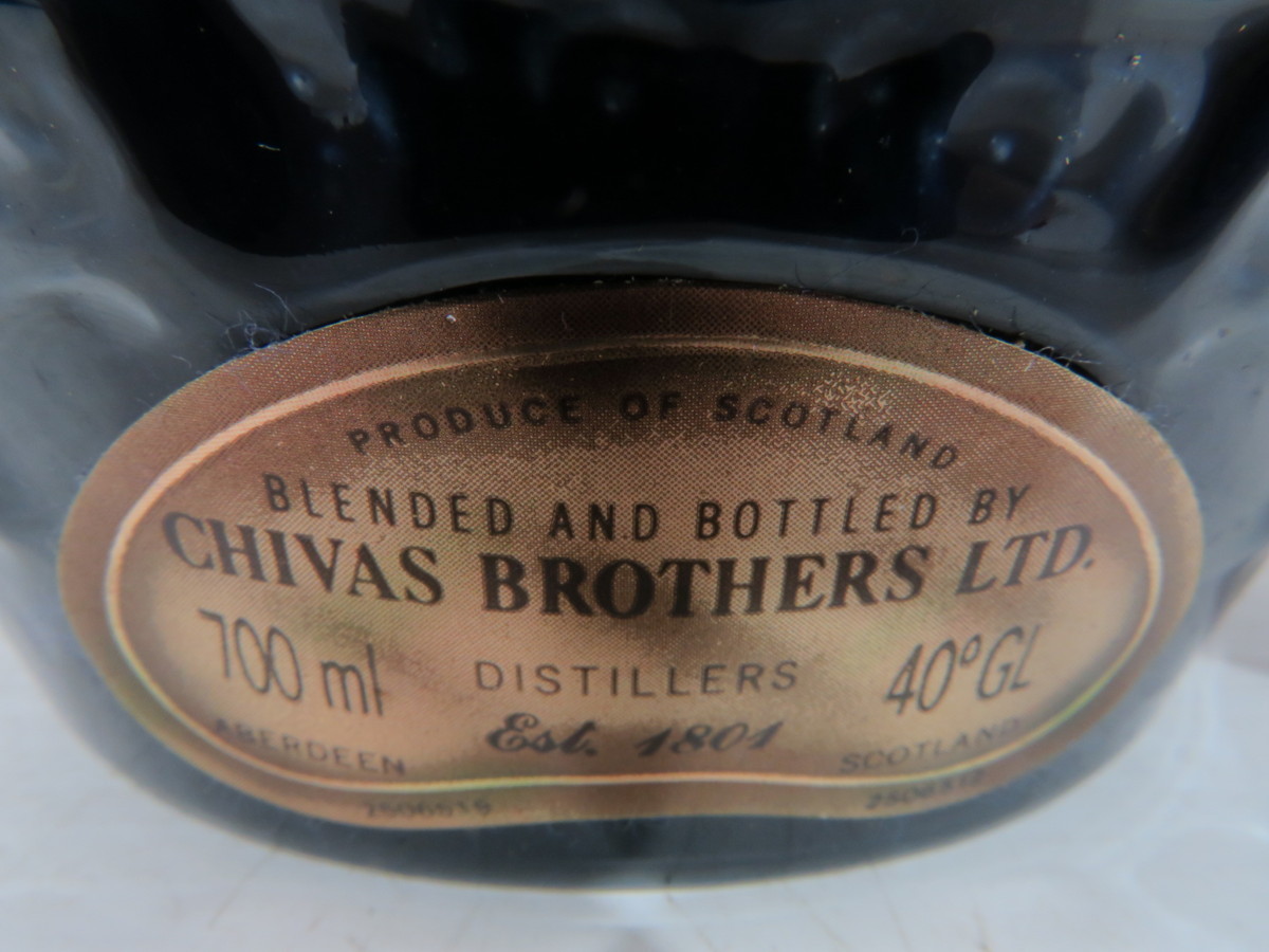 3本 シーバスブラザーズ CHIVAS BROTHERS 12年 古酒♪CHIVAS BROTHERS / シーバスブラザー　ロイヤルサルート　21年　陶器　青　スコッチ　袋付　700ml　40%　未開栓　ウイスキー♪ ブレンデッド 旧ボトル