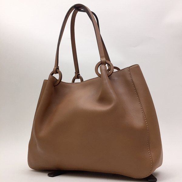 美品✨ GUCCI スーキー トート バッグ シマ オールレザー GG ブラウン 