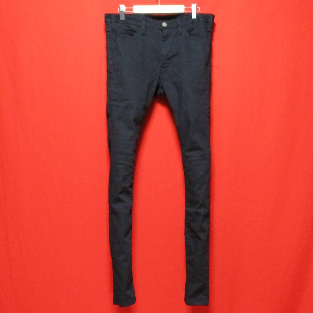  LIDNM 18SS 超美ライン ハイストレッチ スキニーパンツ 黒 サイズ表記27 履いた感じ29 30 日本製 リドム げんじ 最強モード感 ^^(Sサイズ)｜売買されたオークション情報、yahooの商品情報をアーカ Sサイズ