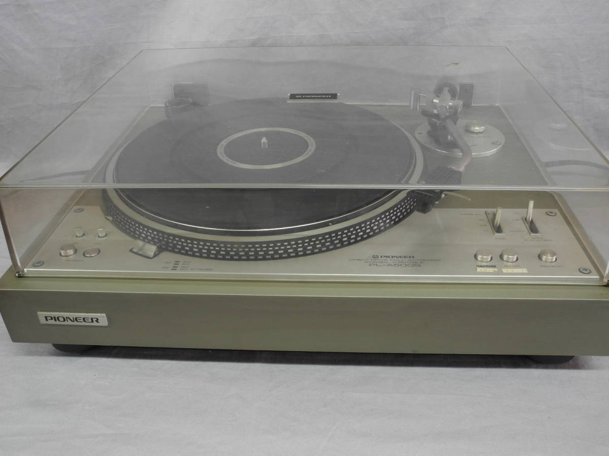 オーディオ機器 【稼働品】 Pioneer フルオートレコードプレーヤー PL-A500