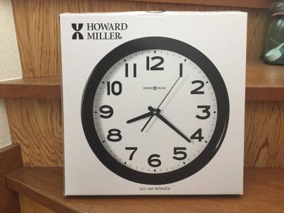 レア新品 7800円即決 LA購入 ハワードミラー スクールクロック Howard Miller / ネルソン イームズ好きに