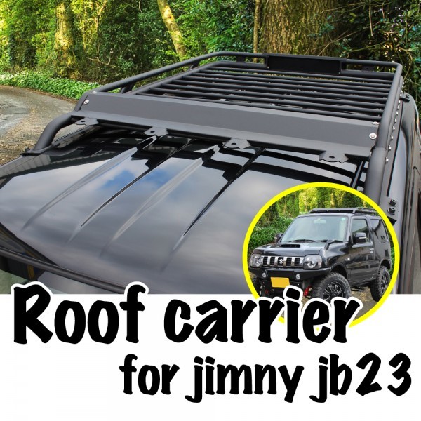 数量限定sale 即納 ルーフキャリア ジムニー Jb23 専用設計 ルーフレールあり なし車 ルーフラック フォグステー フェアリング ブラック キャリア ラック 売買されたオークション情報 Yahooの商品情報をアーカイブ公開 オークファン Aucfan Com