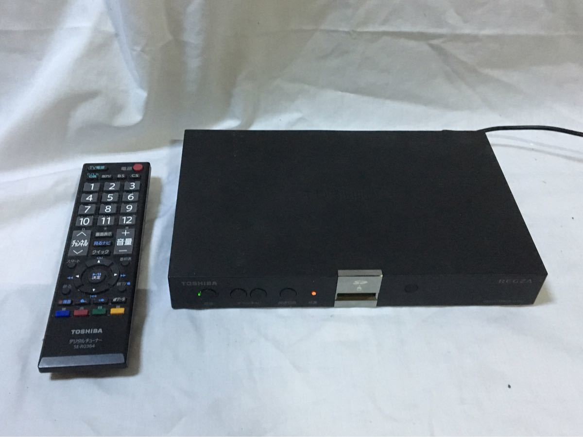 東芝 デジタルチューナー D－TR1 通電確認のみ リモコンつき
