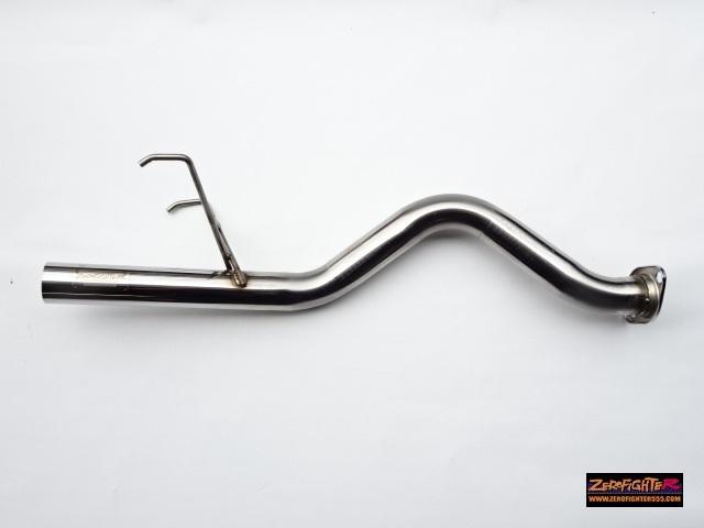 新品Ｃ★EK4シビック 3ドア ゼロファイター リアピースステンレスストレートマフラー★JDM USDM D15B ハッチバック SiR 直管 Kanjo