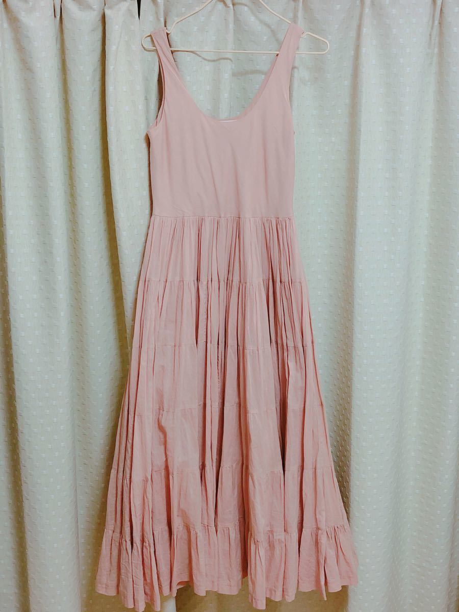 FLAG SHOP 購入 マリハ ワンピース ピンクベージュ 36 草原の虹 MARIHA
