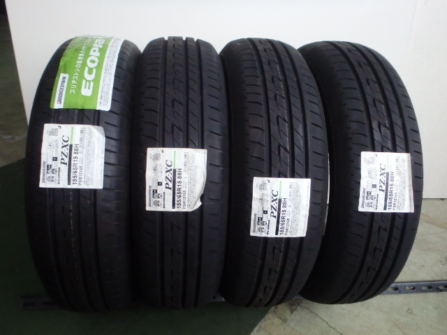 S2124-14○ブリヂストン Ecopia PZ-XC 185/65R15 88H 新古品 4本SET 15