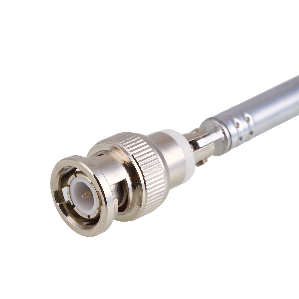 ロッドアンテナ, BNCオス, FMやテレビ放送, 144MHz, 80-108MHz, 470-862MHz, BNCP, 90°＋90°折曲可能_2