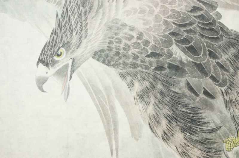 ○日本画○横山大観/○保証○肉筆○紙品○わし画