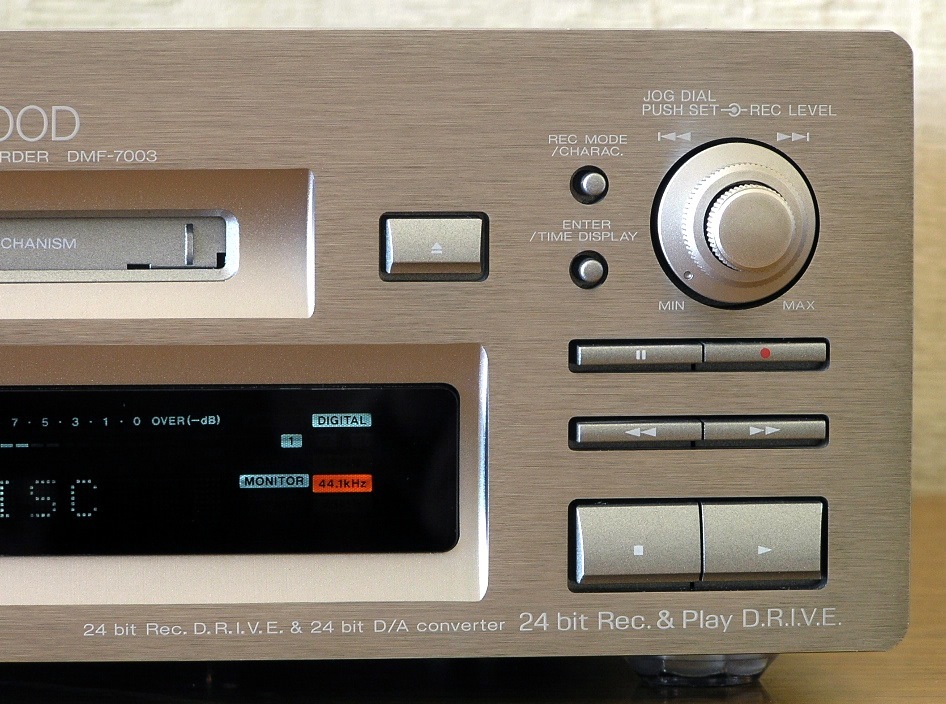 通電確認OK】 KENWOOD DMF-7003 MDレコーダー リモコン付き KENWOOD