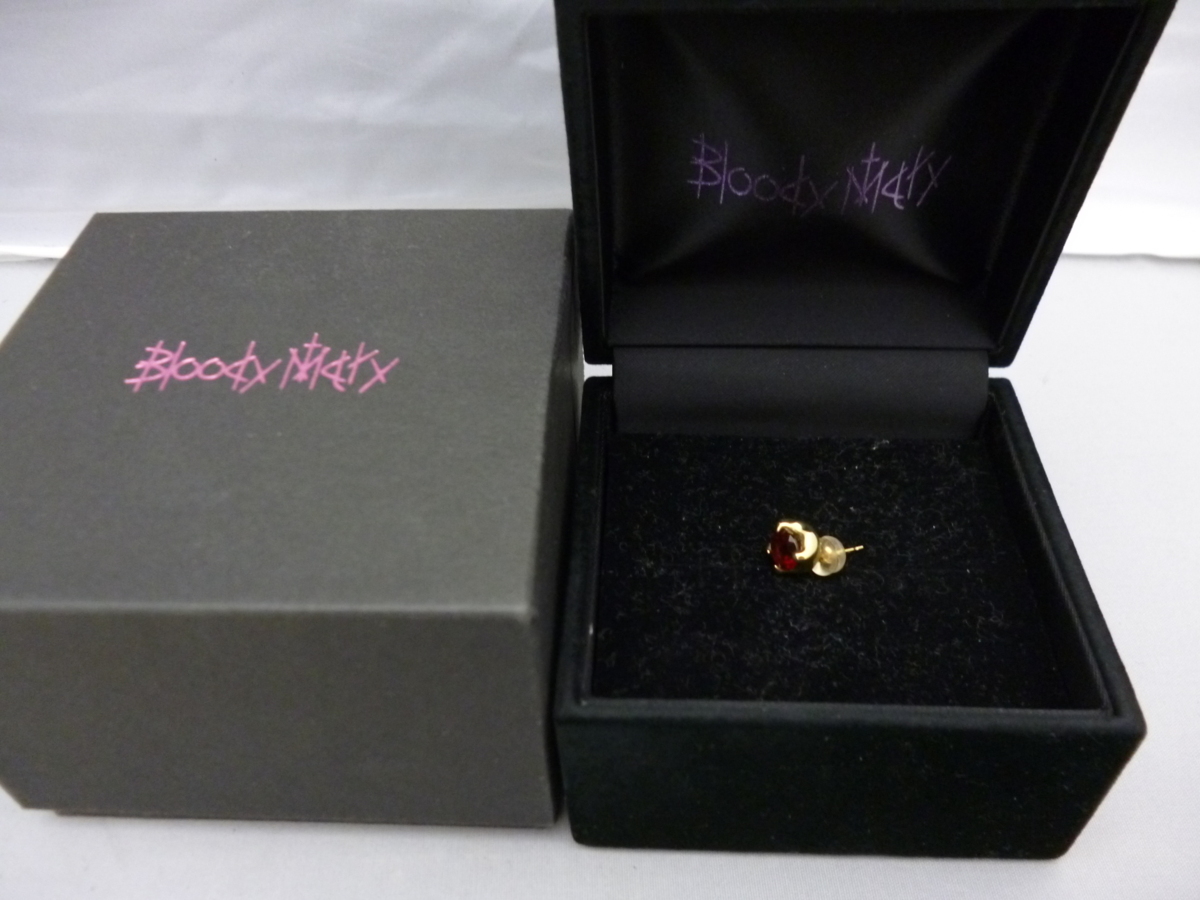 ブラッディマリー Bloody Mary nut ナット ピアス K18 ガーネット