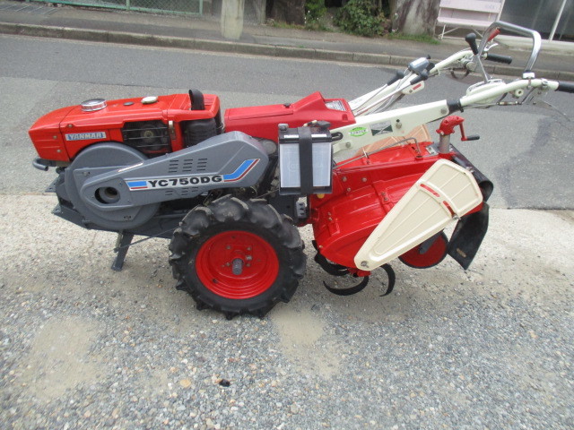 秋田県大仙市引き取り限定　ヤンマー YC750DG耕運機 ディーゼルエンジン ヤンマーディーゼル耕運機YC750DG、セル付 【公式通販】