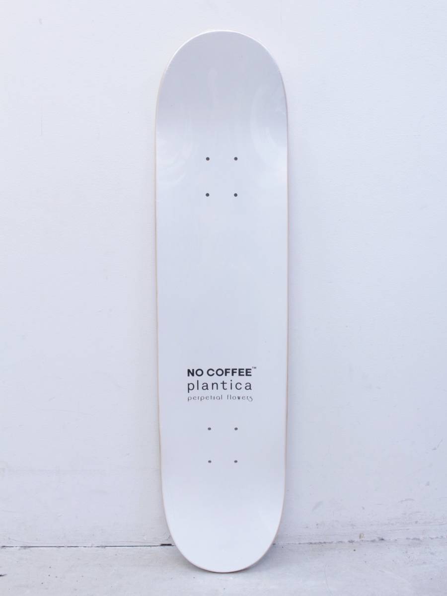 NO COFFEE SO SHANTI スケートボードデッキ ○NO COFFEE×plantica×SHANTii コラボ スケボーデッキ 新品未開封