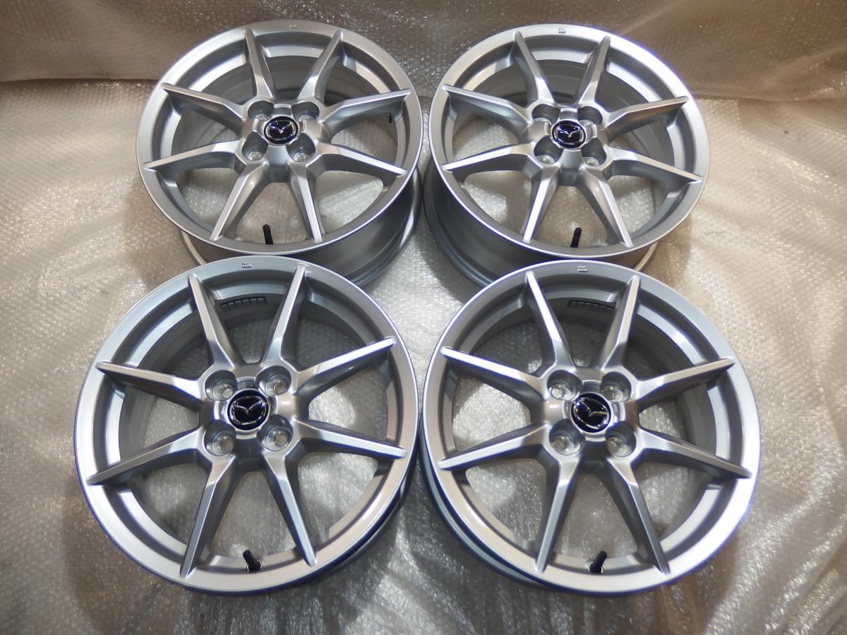 マツダNDロードスターNR-A純正16インチアルミホイールのみ4本 