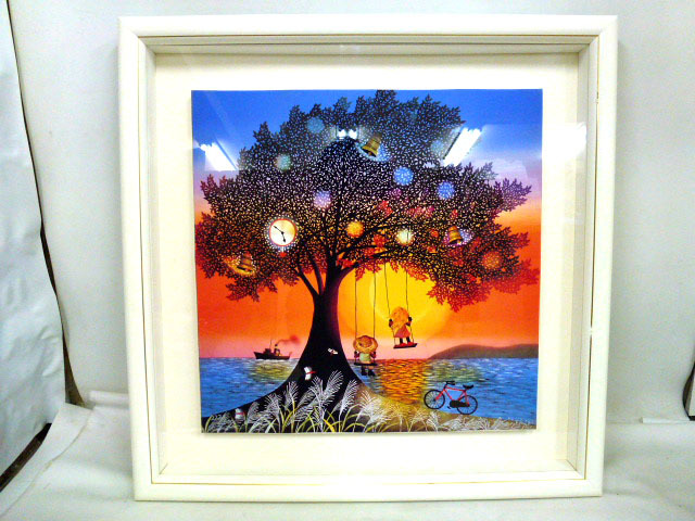 人気，安い 7565 藤城清治 ジクレー 夕日のブランコ 222/600 版画 サイン入り(その他)｜売買されたオークション情報、yahooの商品情報をアーカイブ公開 - オークファン その他