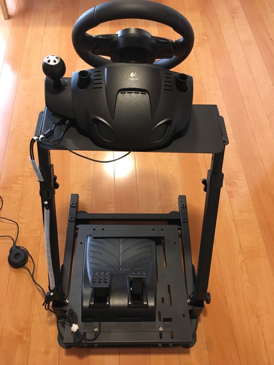 AP2 Racing Wheel Stand ホイールスタンド ハンコン+ロジクール