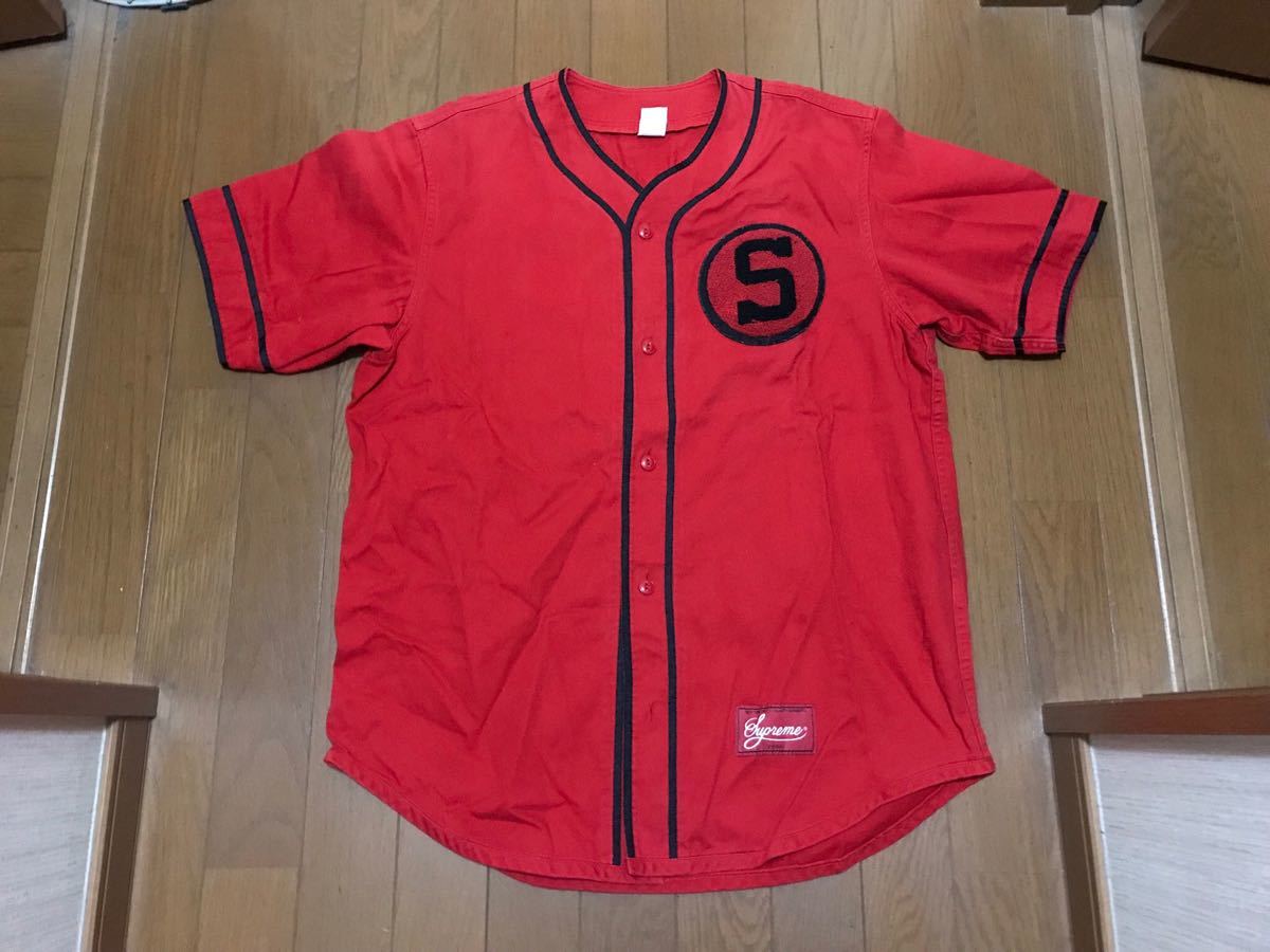 supreme ベースボールシャツ Mサイズ supreme シュプリーム ベース 