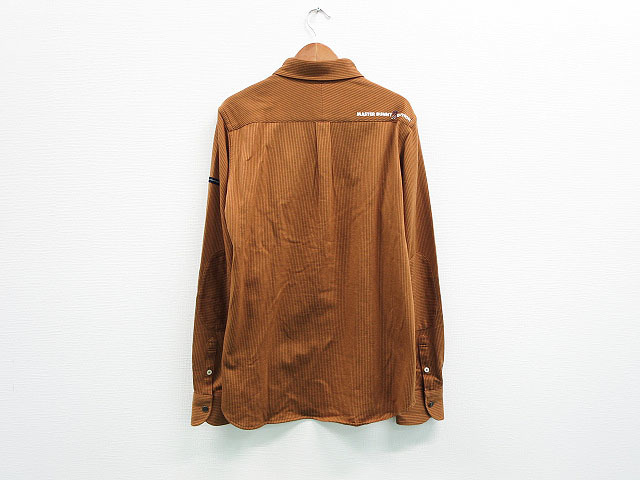 MASTER BUNNY EDITION マスターバニーエディション 長袖ポロシャツ ストライプ ブラウン系 4 [240001148590]【中古】メンズ
