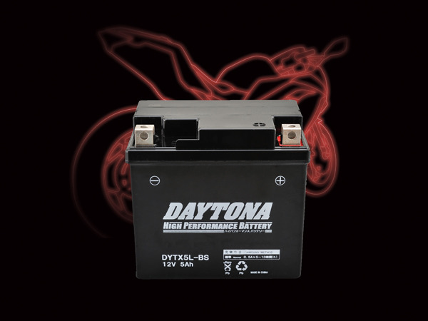 写真 デイトナ ハイパフォーマンスバッテリー DYTX5L-BS (92877) 【公式通販】