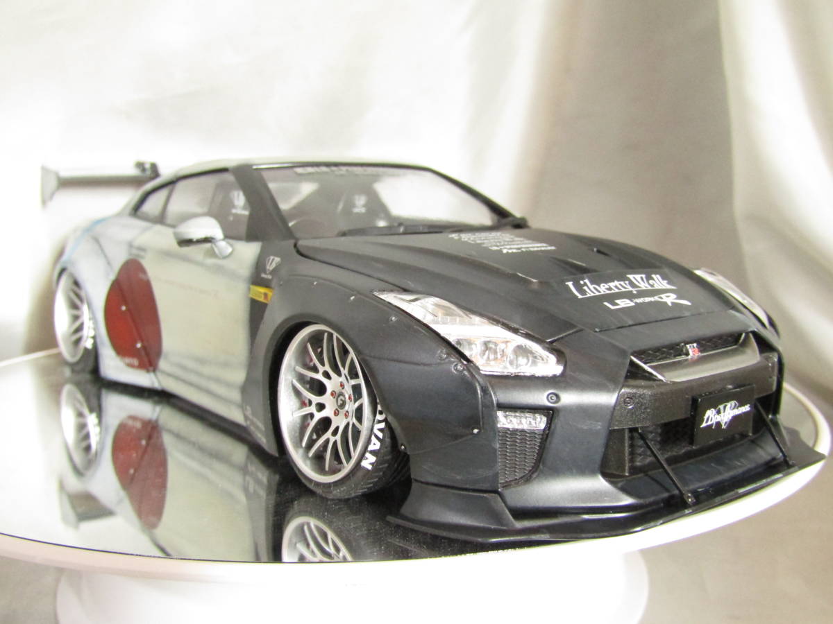 R35 GT-R 1⁄24 type1.5 - Aoshima 1.5 NISSAN LB アオシマ | LB-WORKS