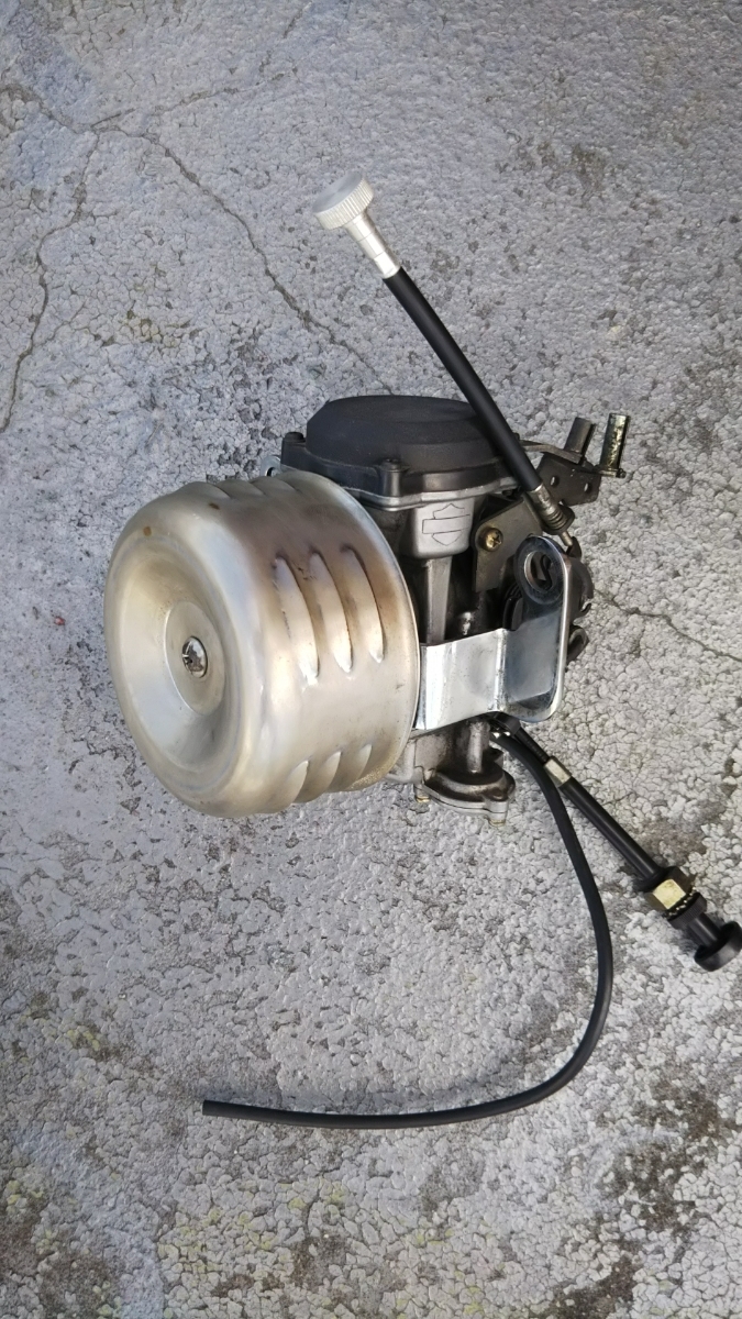 ハーレー cvキャブレター エアクリ マニホールド_1