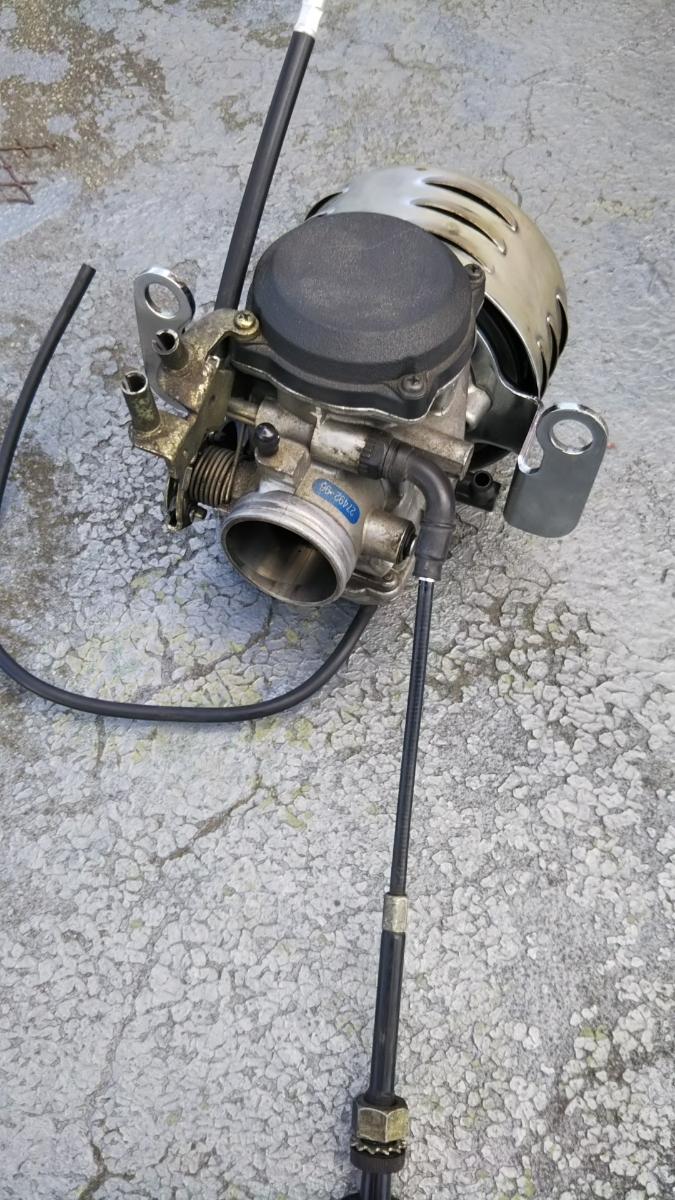 ハーレー cvキャブレター エアクリ マニホールド_3