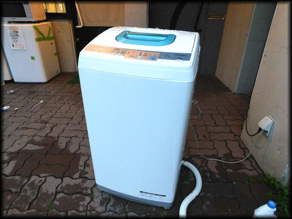 ◆日立◆全自動洗濯機 NW-5KR 5Kg ステンレス 2011年製 中古 札幌市内送料無料