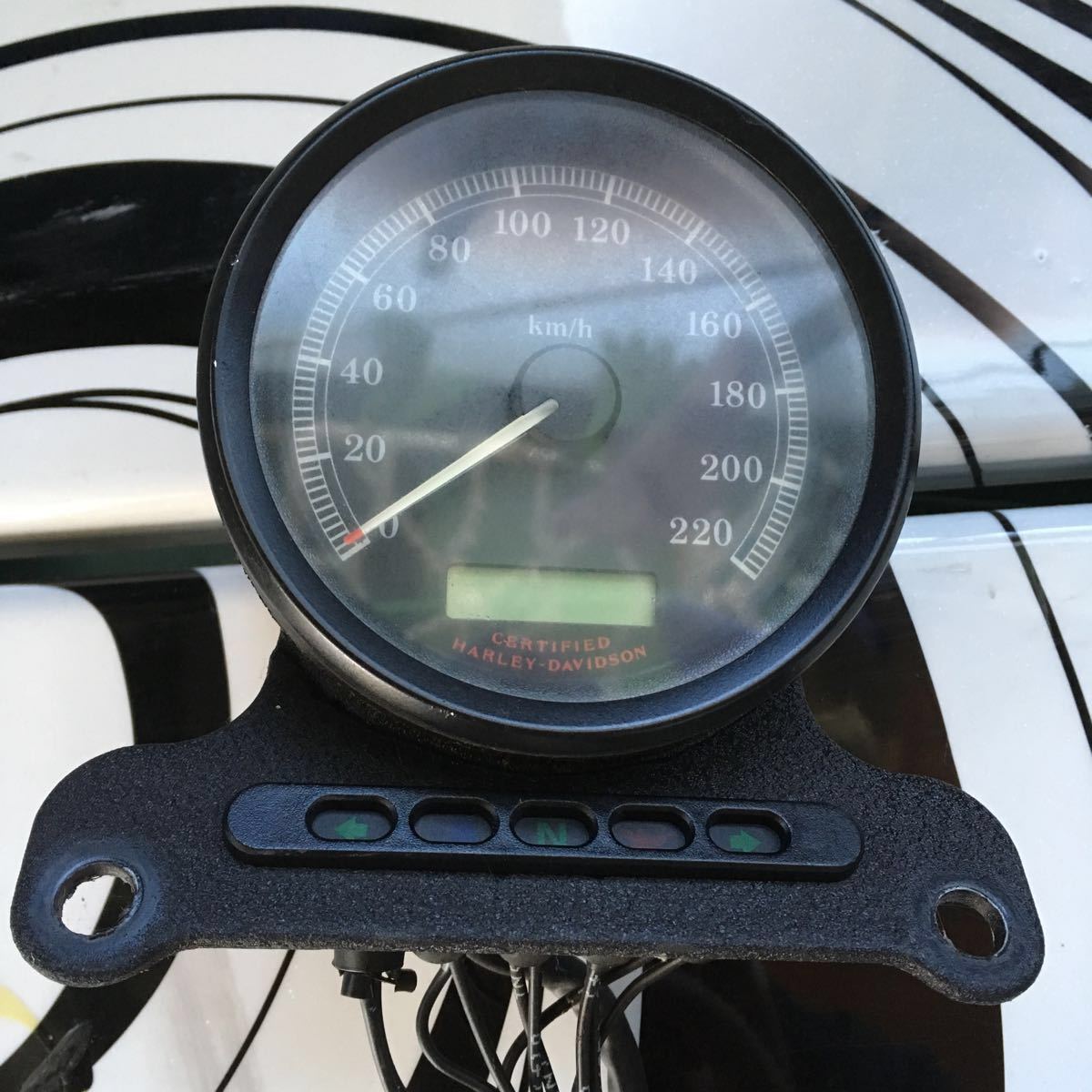スポーツスター　XL1200 883 純正 スピードメーター LED打ち替え品 スポーツスター 883 純正メーター スポーツスター XL1200 883 純正