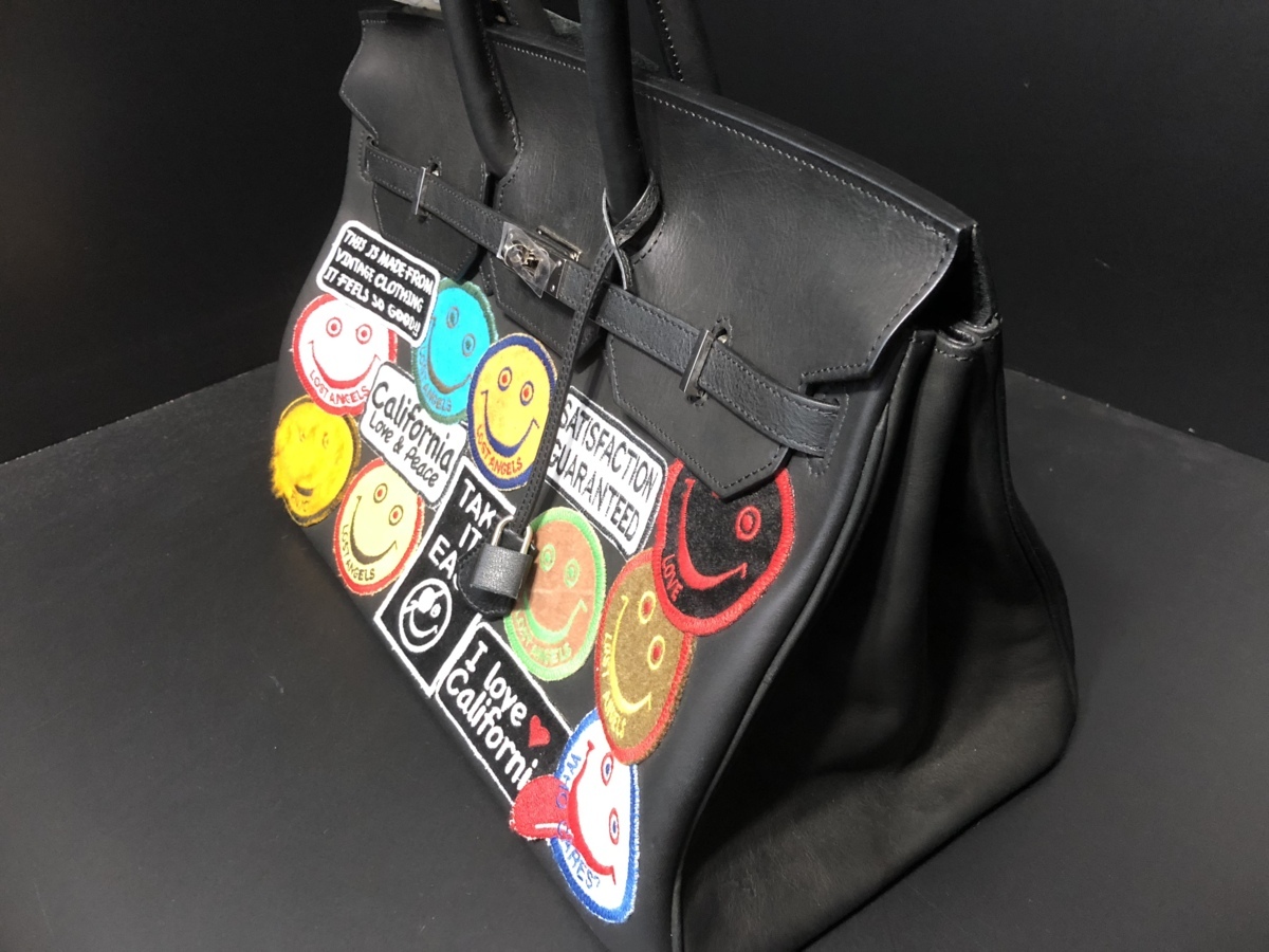 READYMADE バーキン型TRAVELBAG レザー ALMワッペン14枚 限定 1点物 