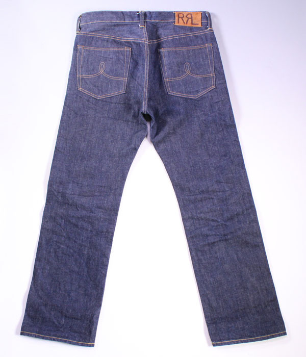 RRL STRAIGHT LEG SELVEDGE DENIM 32×30 ダブルアールエル リジッド