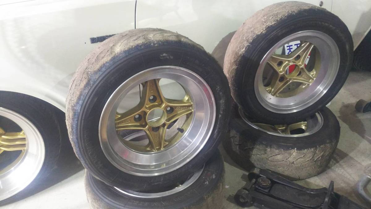 レーシング ハート ハヤシ 7j－2 6.5j+9 4本 ハコスカ ケンメリ 30z 