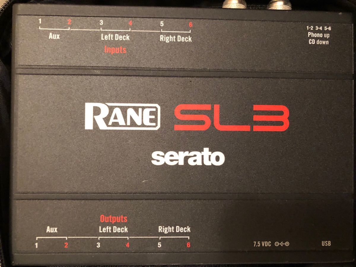 serato RANE Scratch Live SL3 デジタル DJ システム セラート レーン　スクラッチ　ライブ ケース付属