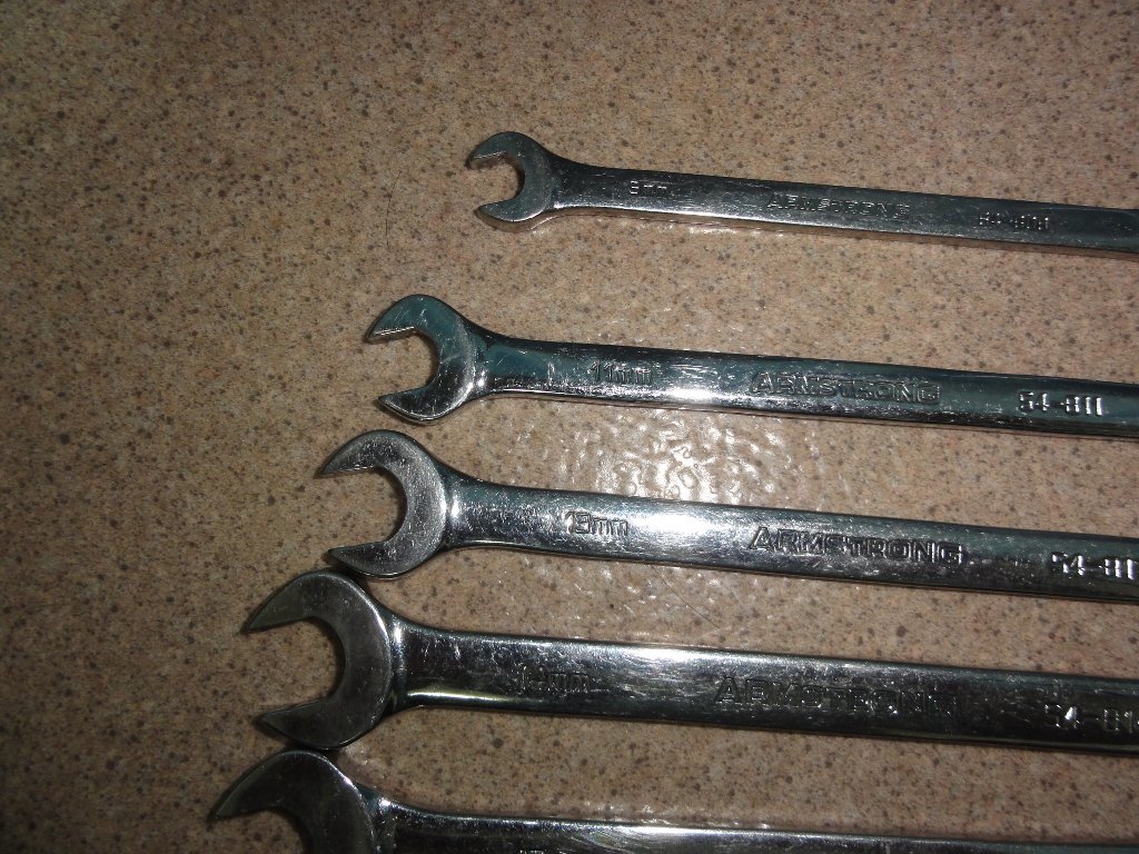 USA絶版工具　Armstrong　アームストロング　ギアレンチ　ジャンク　BMW　ベンツ　Audi　輸入車に多いサイズ　9　11　13　14　15　16　19_4