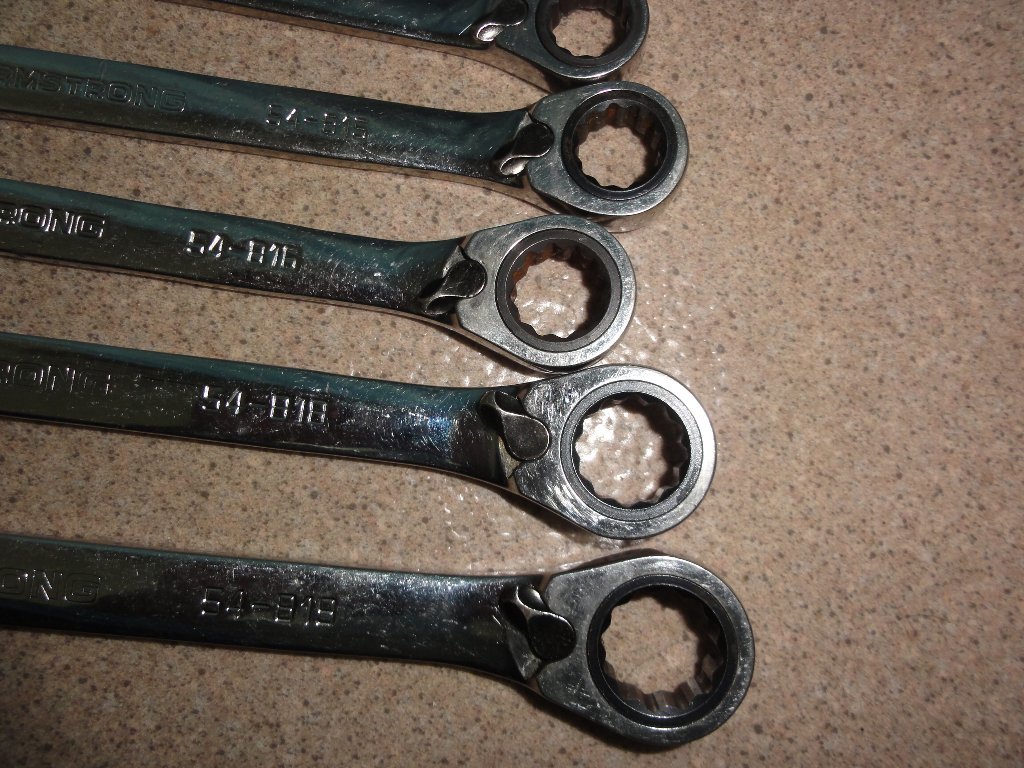 USA絶版工具　Armstrong　アームストロング　ギアレンチ　ジャンク　BMW　ベンツ　Audi　輸入車に多いサイズ　9　11　13　14　15　16　19_5